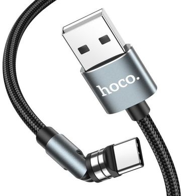 Магнитный кабель синхронизации HOCO U94 Type-C 2.4 А 1.2 м. (Black)