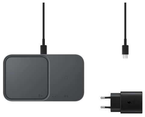 Беспроводное зарядное устройство SAMSUNG 15W Wireless Charger Duo w/o TA Black