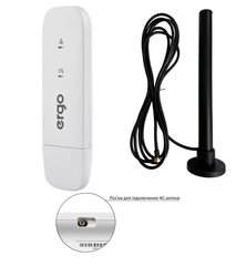 4G комплект ERGO W023-CRC9 Wi-Fi роутер з мобільною антеною MobileGuard на магніті