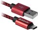 Кабель DEFENDER USB09-03T PRO USB(AM) - Type-C (красный)