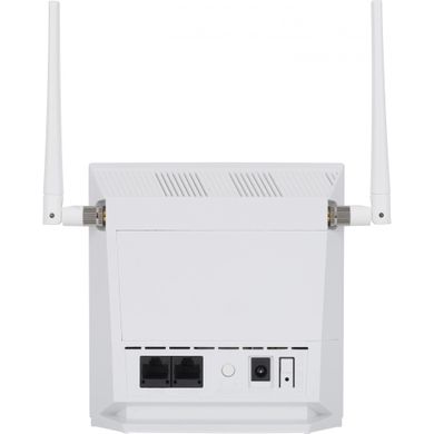 Скоростной 4G комплект ERGO R0516B плюс панельная MIMO антенна 2х15 с кабелями, переходниками и аккумулятором (white)