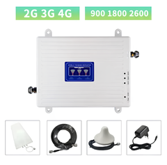 Комплект для усиления сигнала Ayissmoye V.B378 (GSM/UMTS/LTE, 900, 1800, 2600 МГц) с антеннами 9 dBi